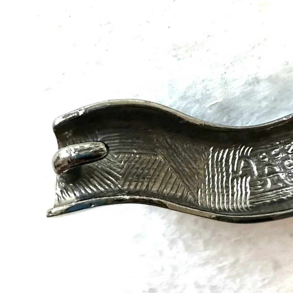 Accessory Accent Skinny Y2K 90s Belt Silver 29.5